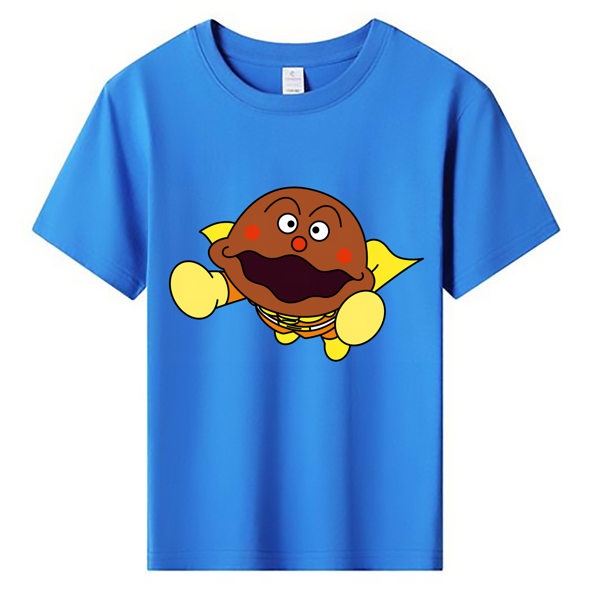 （画像用） アンパンマン Anpanman 綿100％キッズTシャツ（フロントプリント）